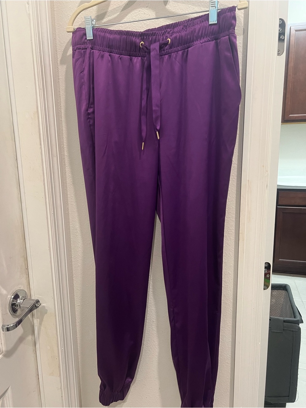 Lilly Pulitzer Purple Drawstring Jogger Sweatpants